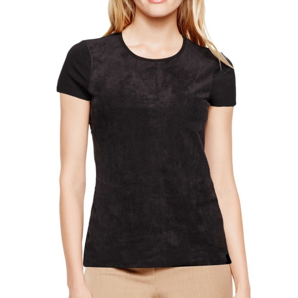 🔥Vince Camuto Faux Suede Front Top